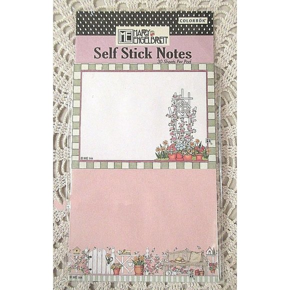 4 PKS Mary Engelbreit Garden Bench Trellis Floral - Picture 2 of 2